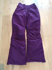 Lands End Kids Snow Pants Girls size 16 Purple, Grow A Longs Pockets