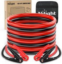 Nilight Jumper Cables for Car Battery 4Gauge 20 FT Booster Cable Heavy Duty 600A