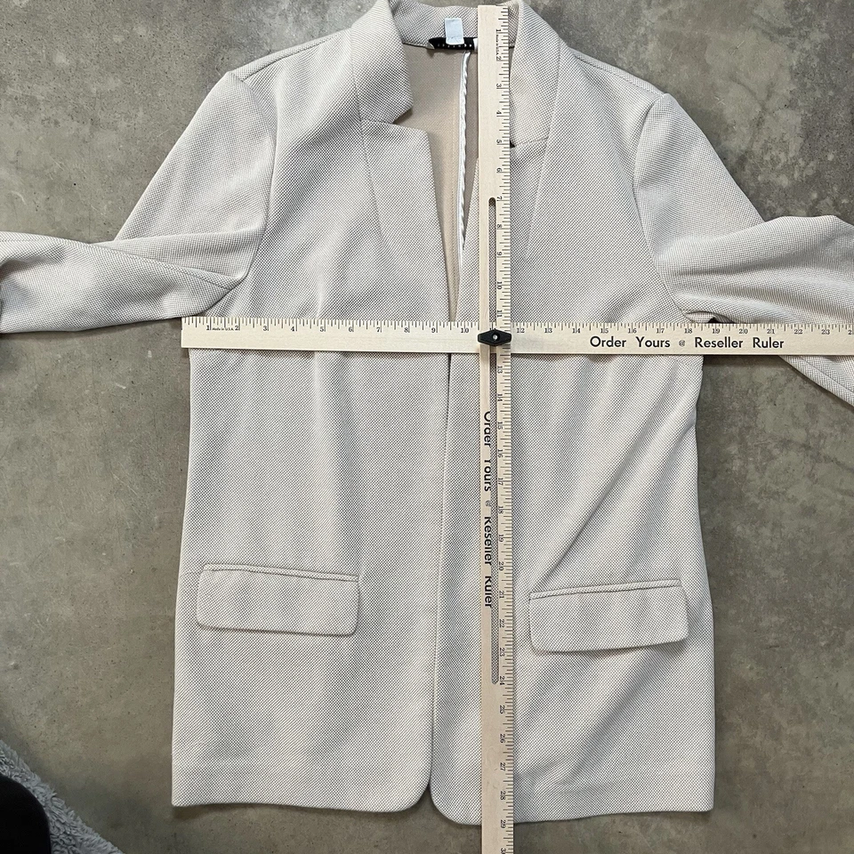 Blazer Topshop para mujer talla 6 mandril tostado frente abierto ligero oficina Foto 3 de 4