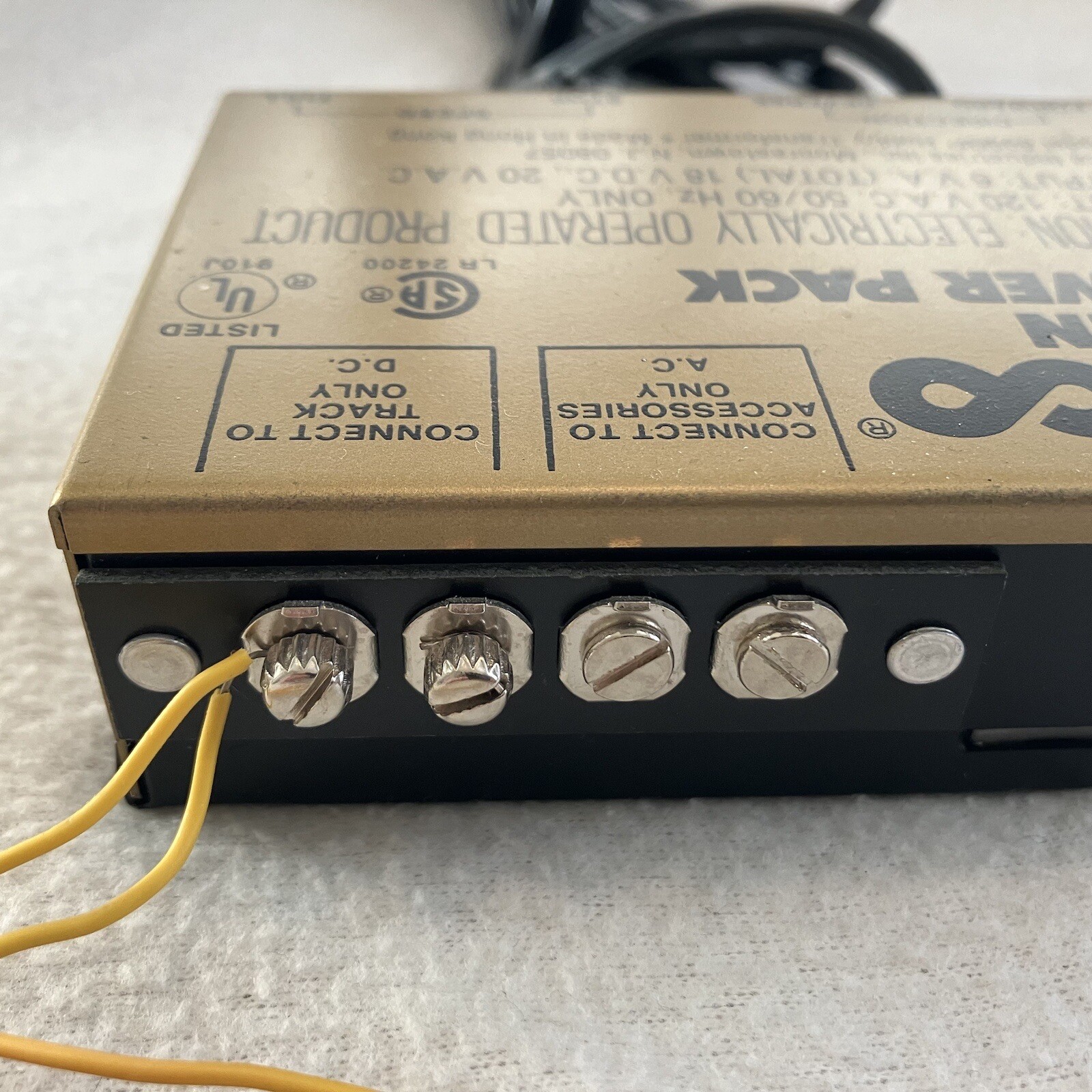 Tyco Train Power Pack HO & N Scale Hobby Transformer Model 899BP UL