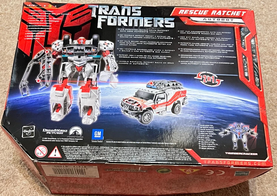 Transformers Voyager Class 2007 Movie Rescue Ratchet MISB - Image 2 of 3