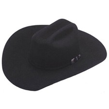 A7630201 Ariat 6X Western Cowboy Hat - Black NEW