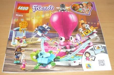 Lego Friends blueprint for 41373, instruction only