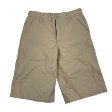 Old Navy Boy's Beige Adjustable Waist Chino Shorts Size 14 11.5" Inseam