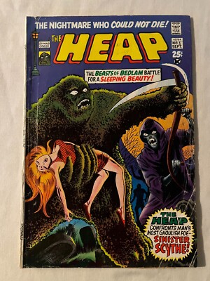 The Heap #1 1971 Skywald Comics Prototype Swamp Thing SINISTER SCYTHE