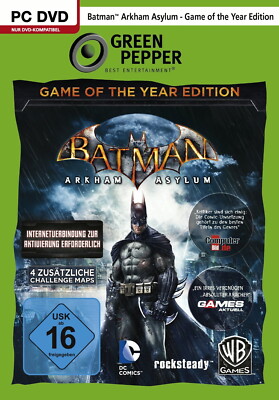 Batman Arkham Asylum GOTY Edition I PC MAC CD Computer DVD Spiel I NEU & OVP