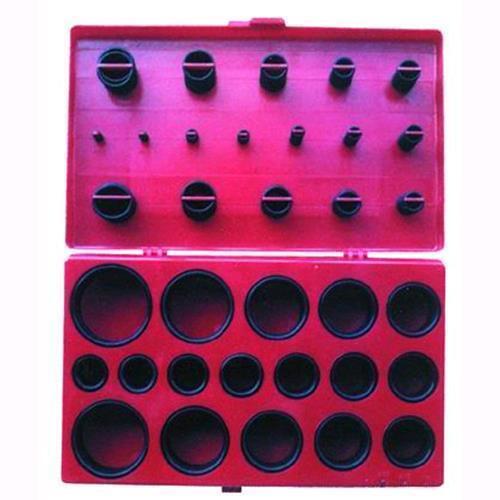 AMSAMOTION Set Assortimento Anelli Di Tenuta In Gomma NBR – 419 Pezzi – Diametri Da 3 A 50 Mm – Resistenti A Olio, Acidi E Carburante