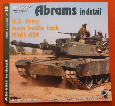 Wings & Wheels WWP No 18 Present Vehicle Line, ABRAMS in detail  M1A1 AIM