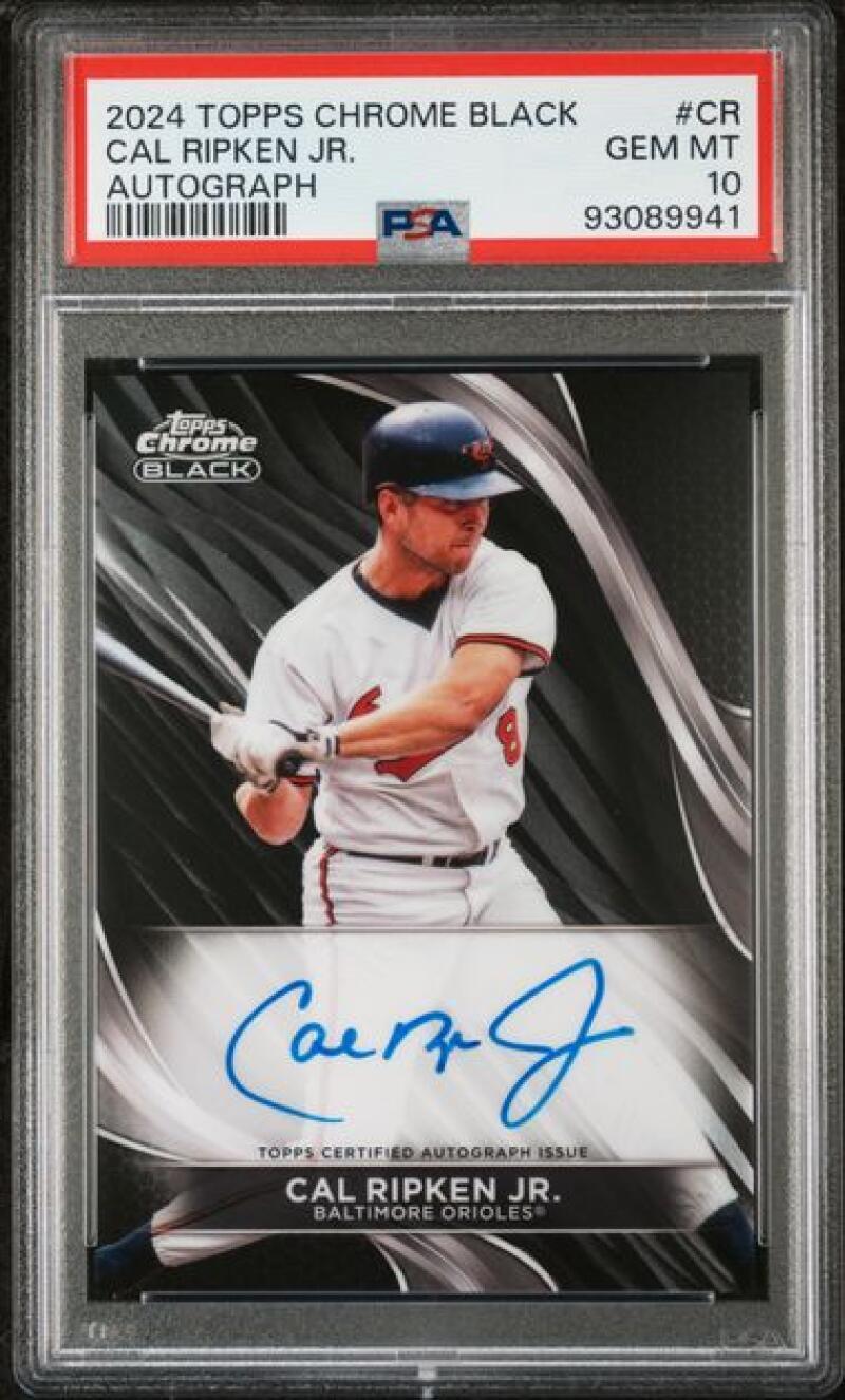 CAL RIPKEN JR SIGNED AUTOGRAPHED BASEBALL PSA