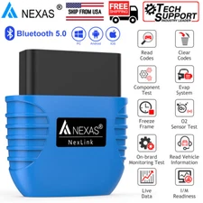 NEXAS Bluetooth Motorcycles Bluetooth OBD2 Scanner Check Engine Coder Reader