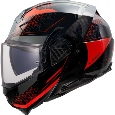 LS2 FF910 Advant II Astral rot Überklapp-Motorradhelm ECE 22.06 Gr. M 57/58