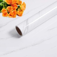 10M Marble Contact Paper Self Adhesive Peel Stick Wallpaper Kitchen Countertop