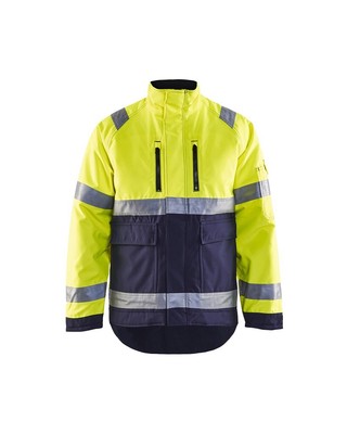 BLAKLÄDER  HighVis Winter Arbeitsjacke HighVis gelb/marine