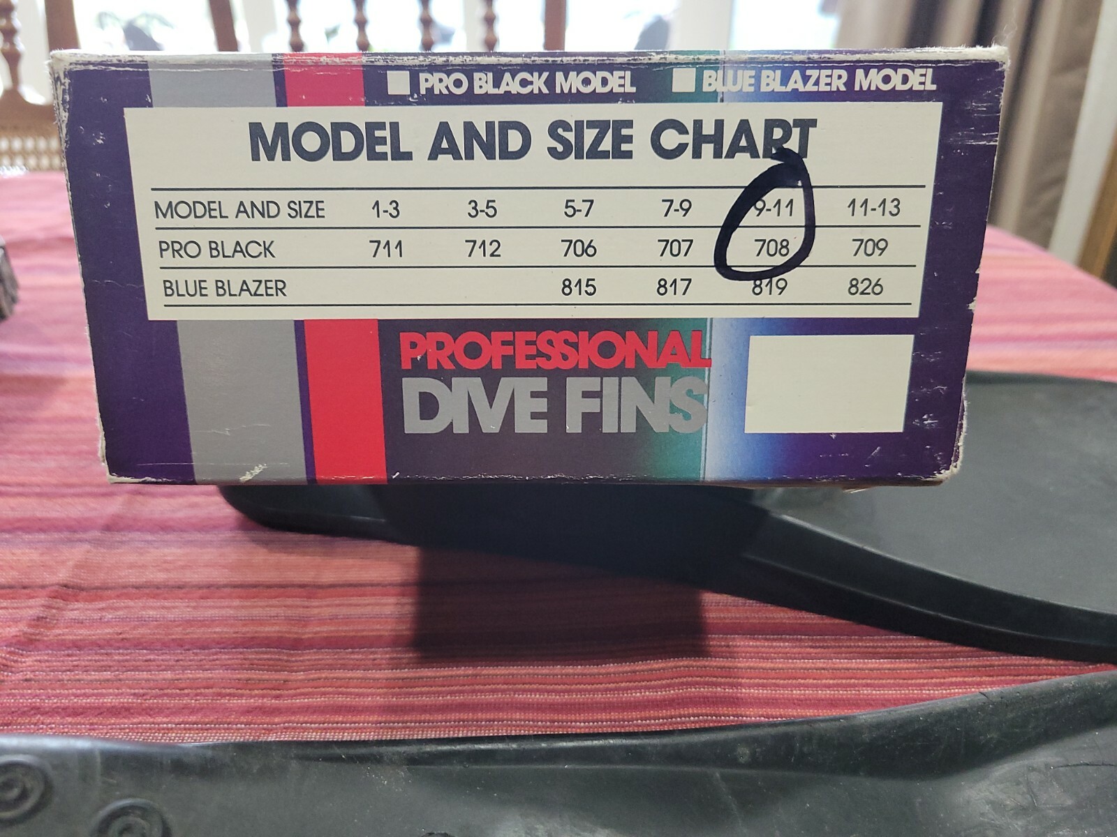 VIntage MARK SPITZ Voit AMF PRO Skin Diver Fins Size ML 911 NOS NIB