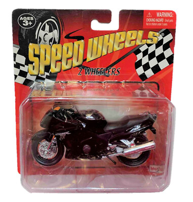 Speed Wheels 2 Wheelers Motorcycle ~ Honda CBR (Black; 1:18)