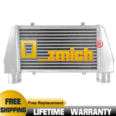 Universal Top Mount Turbo Intercooler 24''x11''x3'' Tube Fin 2.5'' Inlet/Outlet