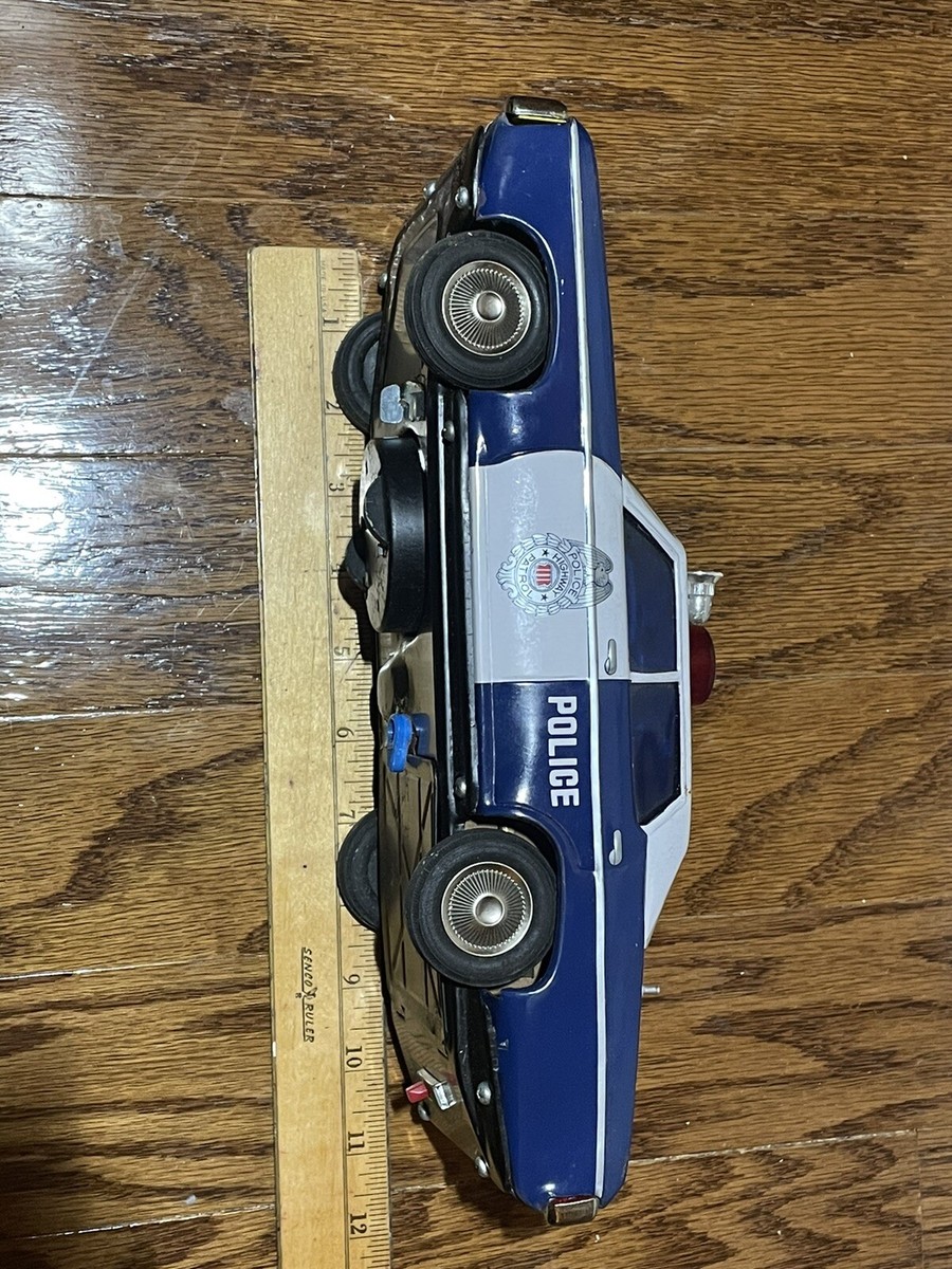 1960'S BATTERY OPERATED JAPAN TIN CHEVROLET POLICE HIGHWAY PATROL