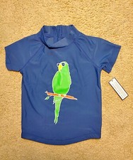 NWT Baby Gap Rare Parrot Bird Rash Guard Swim Top Size 18-24m