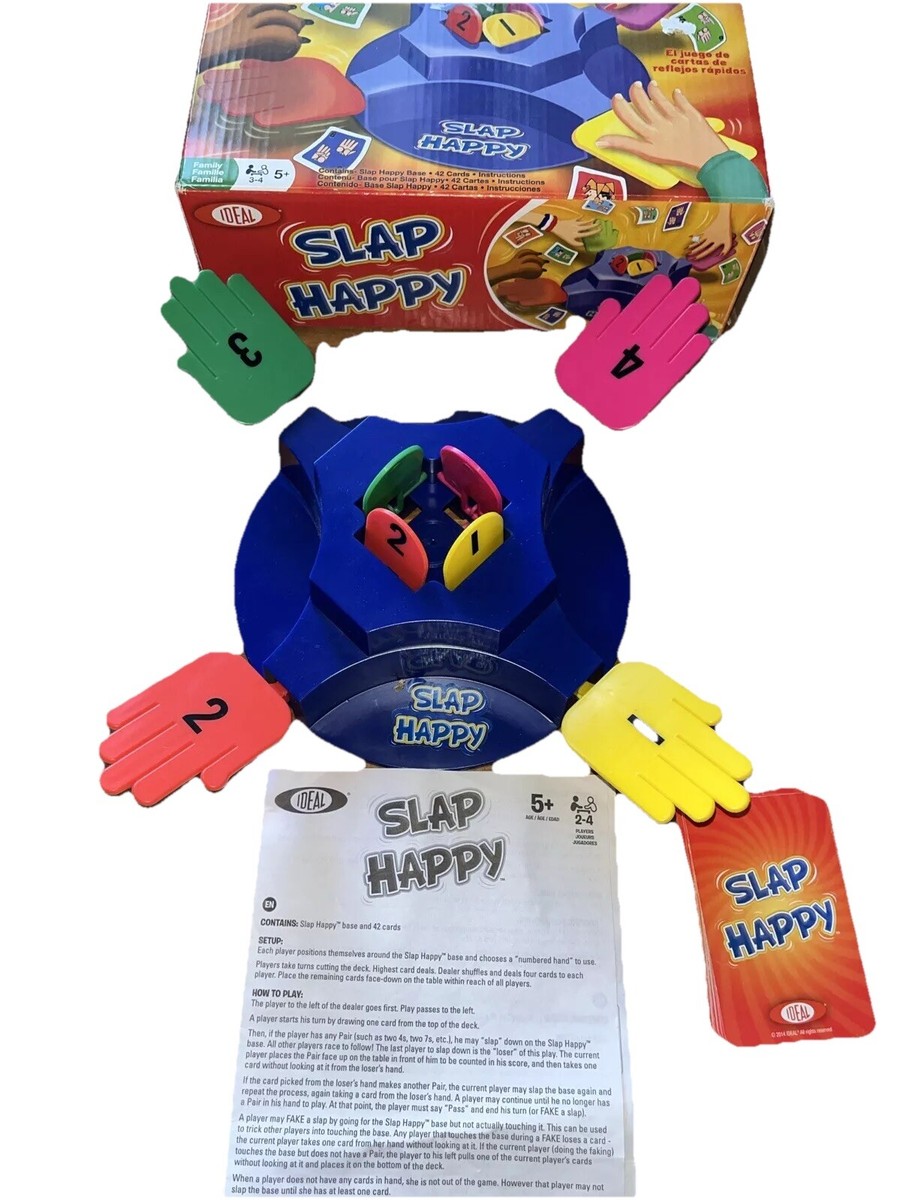 Slap Happy Game Ideal 2014 Lightning Fast Reflex Card Game