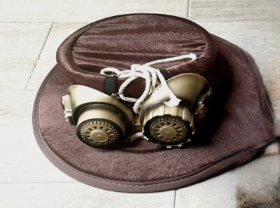 Steampunk Girl Halloween Spirit Hat with Goggle
