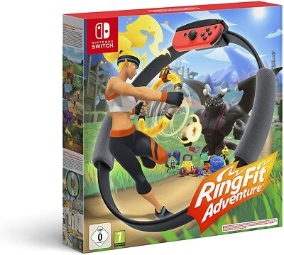 Nintendo Switch Ring Fit Adventure Spiel plus Ring Fit Zubehör Fitnessspiel