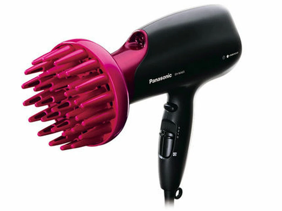 Panasonic Nanoe Moisture Infusion Hair Dryer Black/Pink 3 Attachments EH-NA65-K - Image 2 of 4