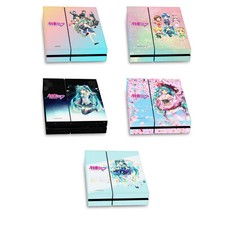 OFFICIAL HATSUNE MIKU GRAPHICS VINYL STICKER SKIN DECAL FOR SONY PS4 CONSOLE