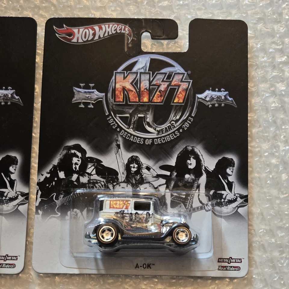 2013 Hot Wheels KISS A-OK + Dream Van XGW Pop Culture Lot of 2 Cars NEW SEALED Foto 3 de 4