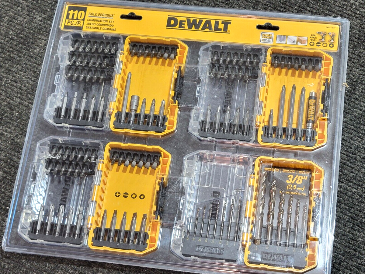 Dewalt 110 Piece Drill Driving Set Dewalt Impact Duty Drill Driver