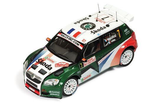 IXO 1:43 RAM420 Skoda Fabia S2000 2010 Monte Carlo Rally #7 Vouilloz & Viellas