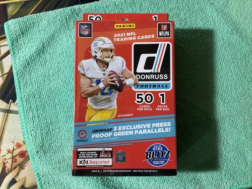 2021.  PANINI  DONRUSS . FOOTBALL HANGER BOX  NEW FACTORY SEALD