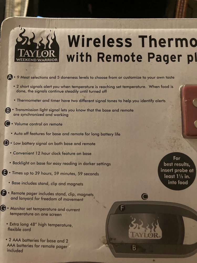 Wireless Meat Thermometer Wireless Meat Thermometer