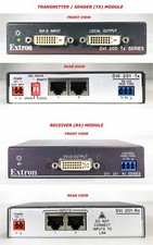 Extron DVI 201 Tx TRANSMITTER  Rx RECEIVER  - NO PSU