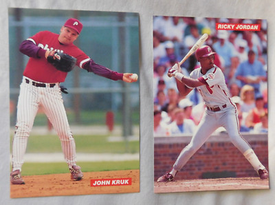 1991 Medford Philadelphia Phillies 4x6 Baseball Card Pick one