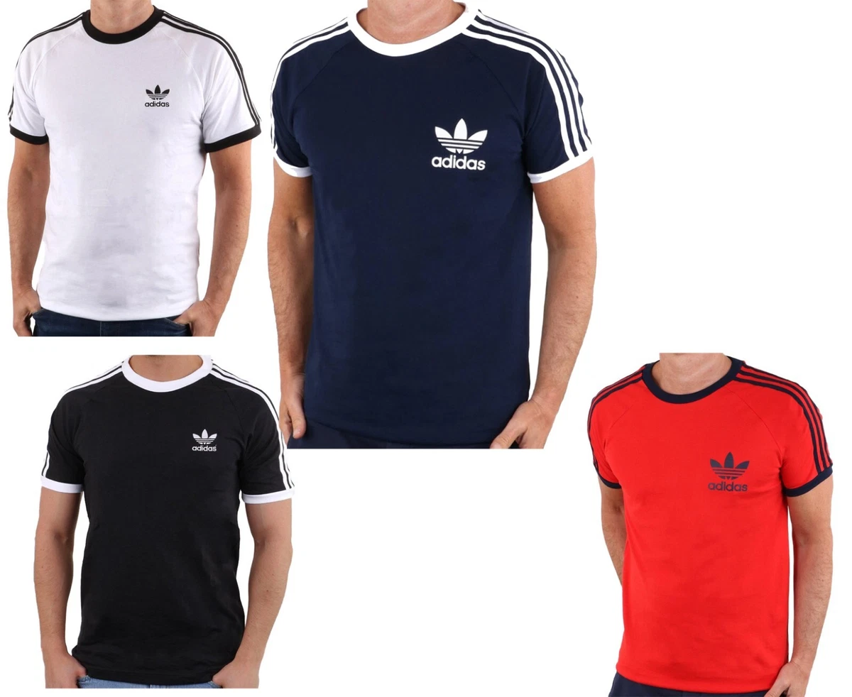 Adidas red california cheap sport ess tee