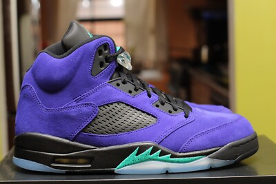 NIKE AIR JORDAN 5 RETRO 'ALTERNATE GRAPE' SIZE 10.5 DS 100 NIKE AIR JORDAN 5 RETRO 'ALTERNATE GRAPE' SIZE 10.5 DS 100