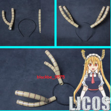 Miss Kobayashi's Dragon Maid Tohru Dragon Horn Headdress Anime Cosplay Headwear