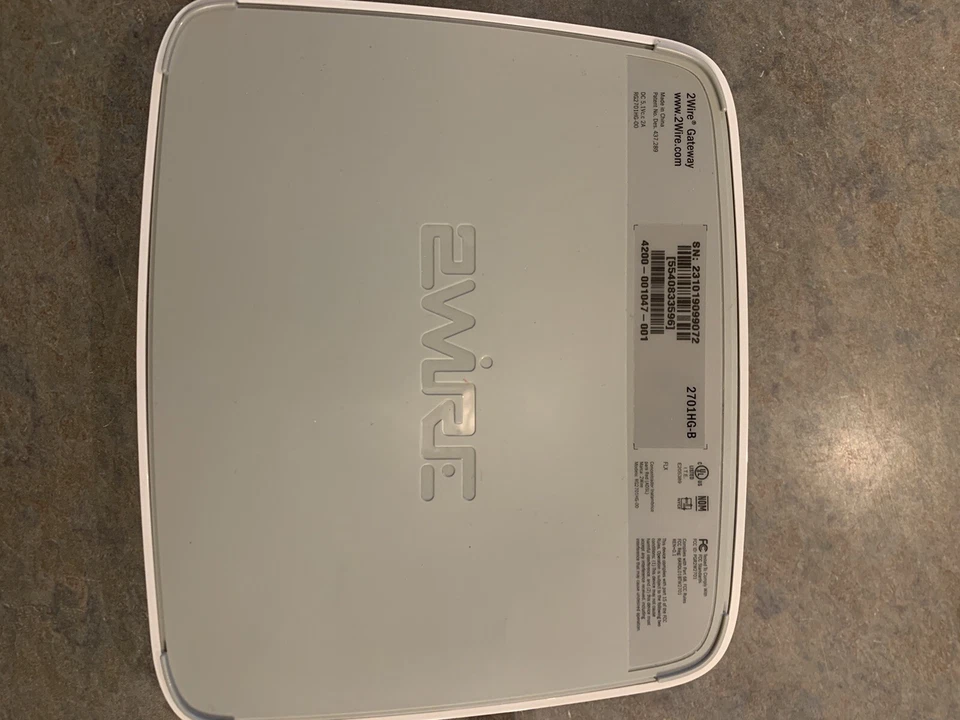 AT&T WIRELESS ROUTER MODEM 2701HG-B GATEWAY - Image 2 of 4