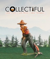 BRITAINS VINTAGE LEAD FIGURE - WILD WEST - COWBOY - MOVEABLE ARM OFF   237