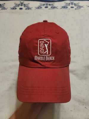 Ahead Special Edition Classic Cut TPC Myrtle Beach Maroon Hat READ