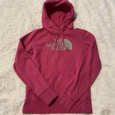 The North Face Womens Size XS Pink Hooded Pullover Long Sleeve Sweatshirt EUC