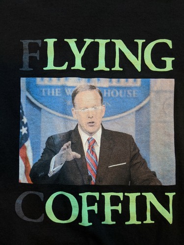 Flying Coffin Lying Offin Long Sleeve T-Shirt Tee (Medium) - worn once - Picture 2 of 4