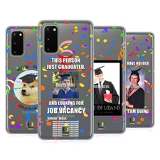 CUSTOM PERSONALIZED GRADUATION SENTIMENTS SOFT GEL CASE FOR SAMSUNG PHONES 1