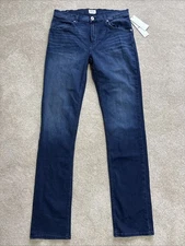 Hudson Byron Straight Jeans Denim Classic Dark Men's Size 34x32 Natural Dye NWT