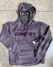 Hooey Lock-Up Burgundy Hoodie Sweatshirt Mens Size XL New w Tags FAST SHIPPING