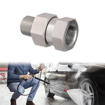 #ad 3 8 inch Pressure Washer Swivel Joint Fittings Anti Tangles Directly Replace $16.84