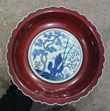 Rare Chinese Collectable Art Hand Famille Rose Porcelain Plate