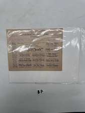 November 1946 Governor Theatre Somerset Movie Calendar Poster Handbill