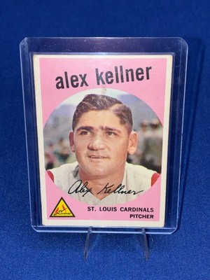 Vintage 1959 Topps Alex Kellner #101 St. Louis Cardinals Pitcher Baseball Card