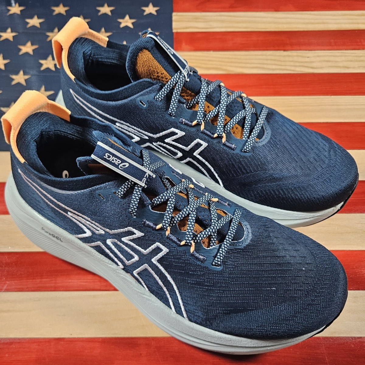 Asics Gel NIMBUS 27 TR TEAL GREEN Trail Running Shoe SAMPLE